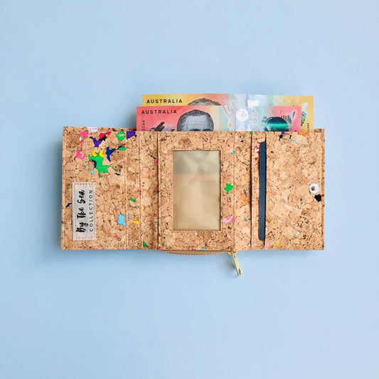 Nina Small Cork Wallet By The Sea Collection