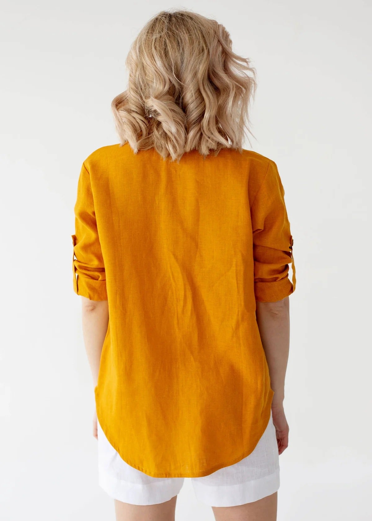 Mustard Linen shirt