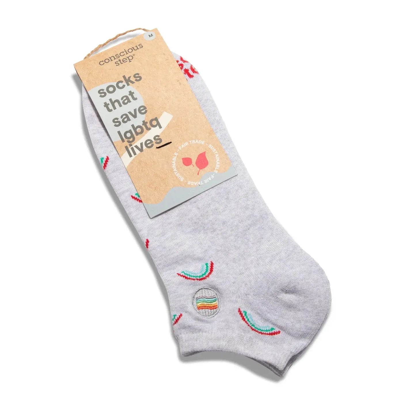 Conscious Step Organic Cotton Socks - that save lgbtq lives Conscious Step