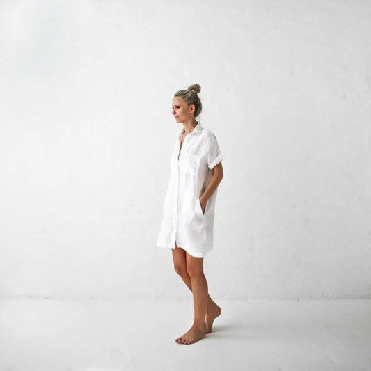 Linen tunic white by Seaside Tones Seaside Tones