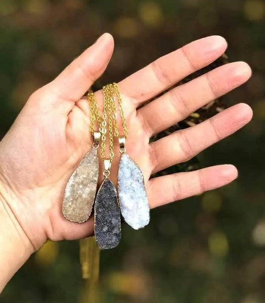Natural Agate Necklace by Chiara Chiara