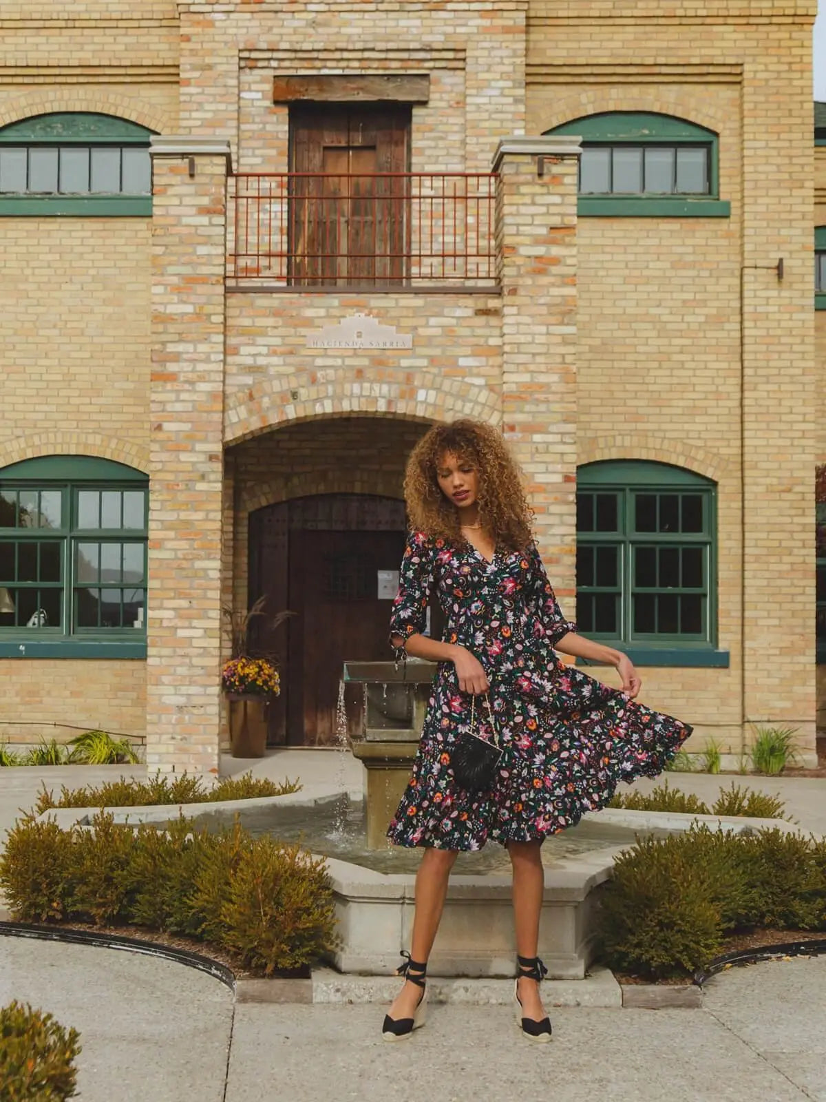 Sustainable Dress Milos Midi Tamga