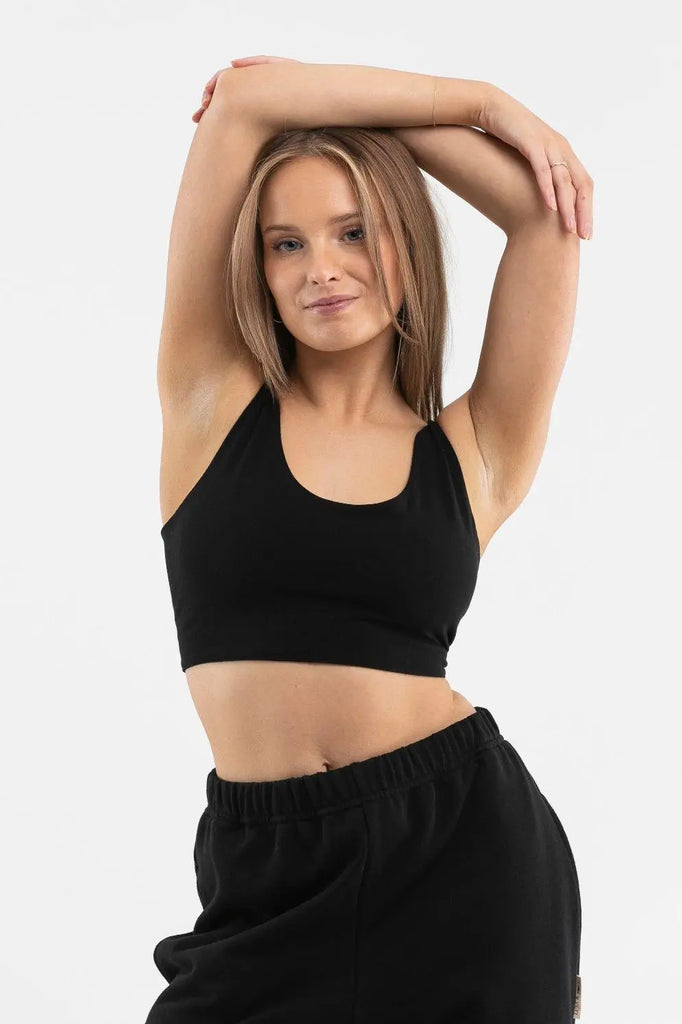 Zigzag Yoga Top, Organic Cotton Yoga Top for Women