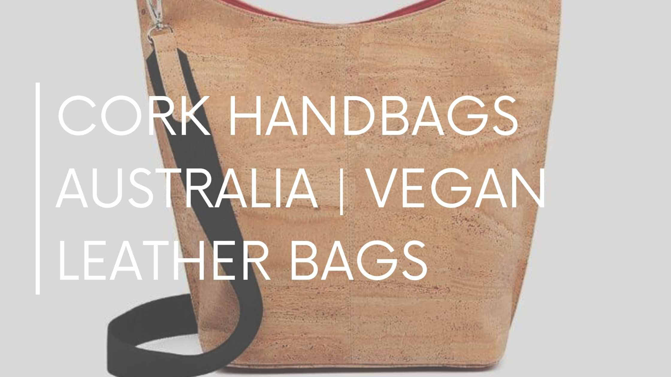 Vegan Cork Leather Handbag Kiera in Vivid | By The Sea Collection