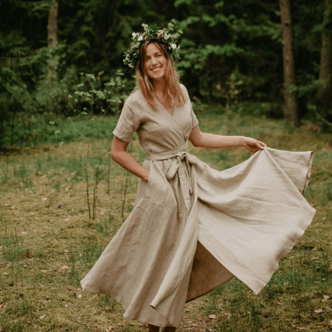 Sustainable Linen Dresses Velvety