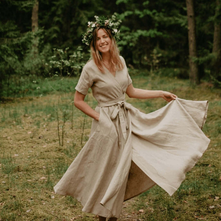 Sustainable Linen Dresses Velvety