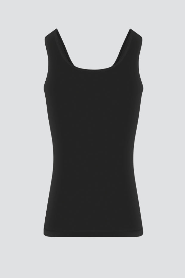 White & Black organic and fair-trade top by Comazo