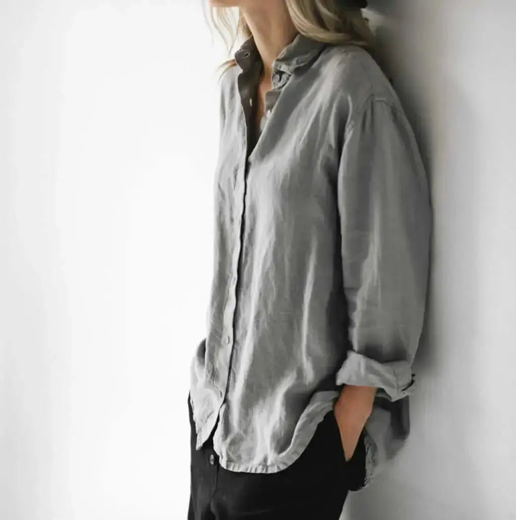 Black linen shirt by Seaside Tones Seaside Tones