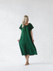 Linen dress boho green by Seaside Tones Seaside Tones