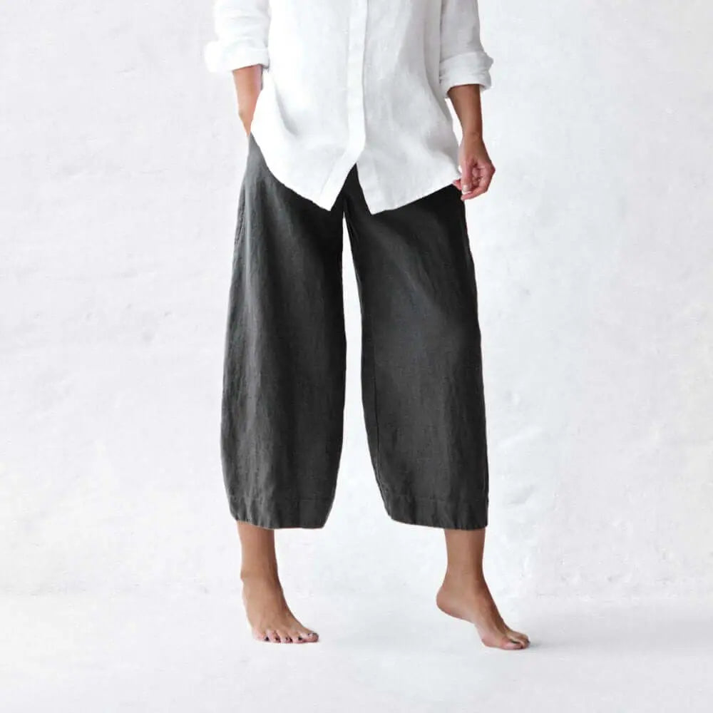 Linen grey pants Uma by Seaside Tones Seaside Tones