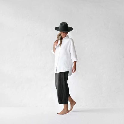 Linen grey pants Uma by Seaside Tones Seaside Tones