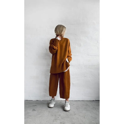 Linen mustard pants Uma by Seaside Tones Seaside Tones