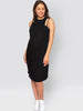 Maternity essential dress in black by úton úton