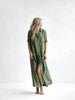 Maxi Olive Linen Shirt-Dress by Seaside Tones Seaside Tones