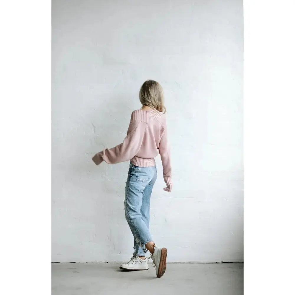 Fuchsia recycled cotton cardigan by Seaside Tones Seaside Tones