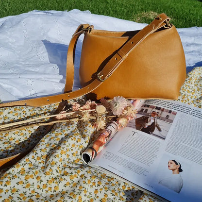 Sofía - Corn Leather Vegan Bag Velvet Heartbeat