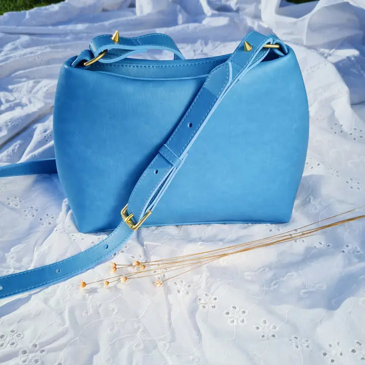 Sofía - Corn Leather Vegan Bag Velvet Heartbeat
