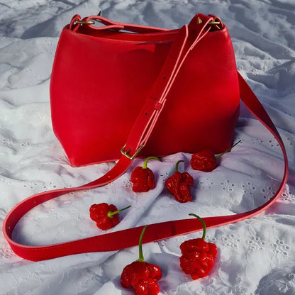 Sofía - Corn Leather Vegan Bag Velvet Heartbeat