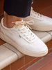 Sustainable vegan white sneaker by Orba Bohema