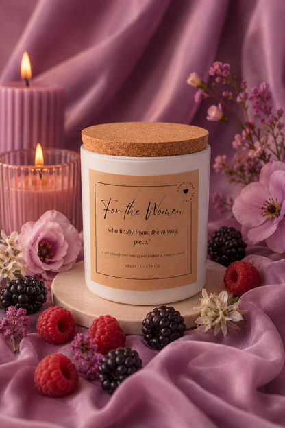 ADHD Series Soy Candle - Berries and Vanilla Scent