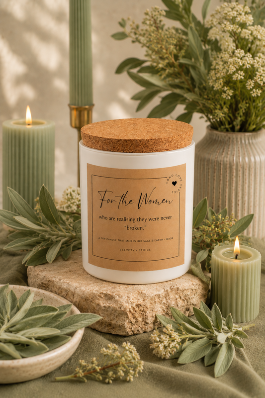 ADHD Series Soy Candle - Sage Scent