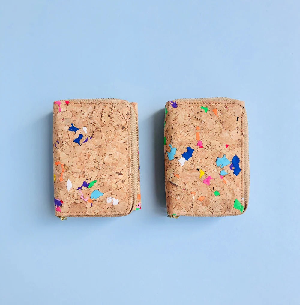 Nina Small Cork Wallet By The Sea Collection
