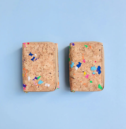 Nina Small Cork Wallet By The Sea Collection