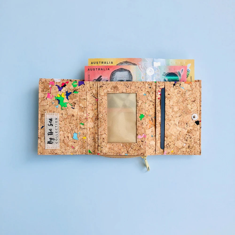 Nina Small Cork Wallet By The Sea Collection