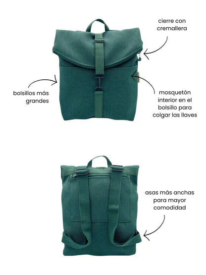 Vegan Upcycled Backpacks by Numon In Various Colours