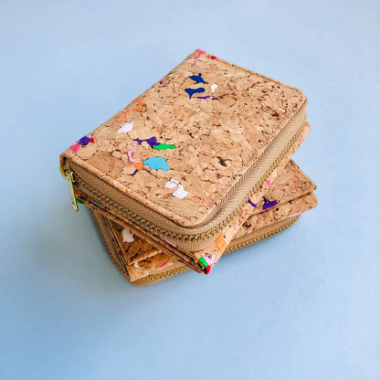 Nina Small Cork Wallet By The Sea Collection