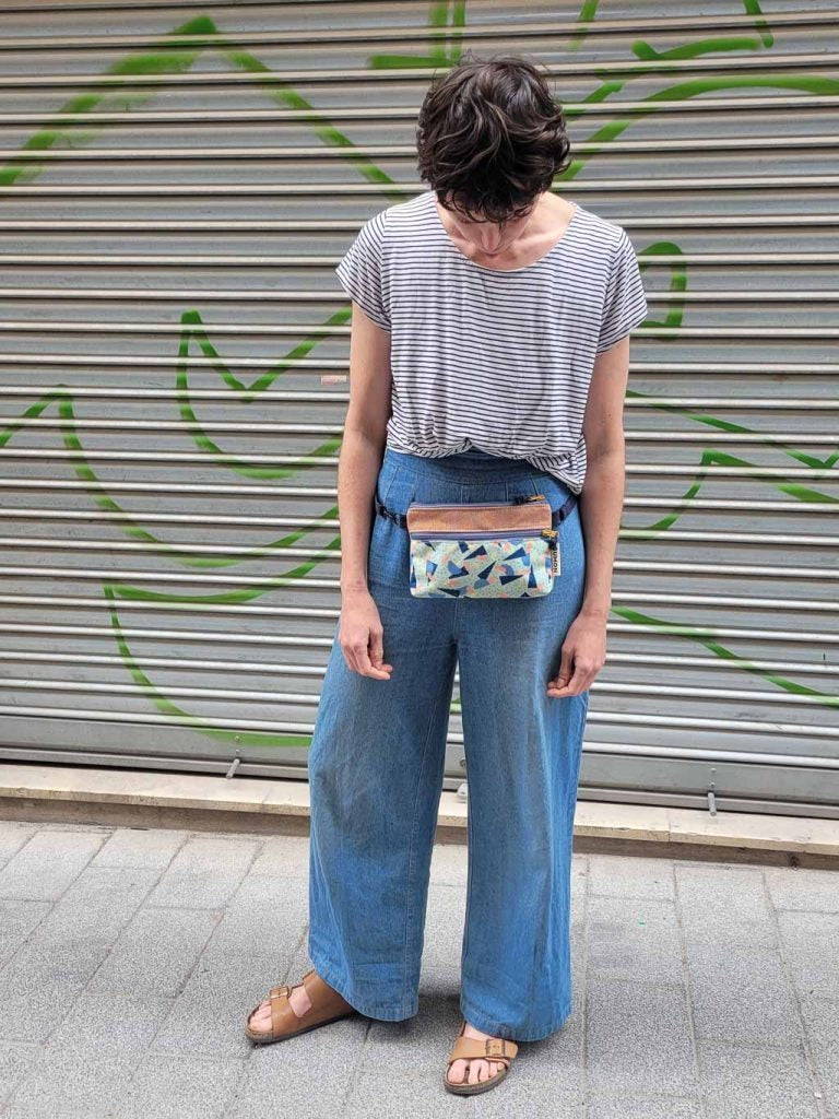 Upcycled vegan messenger bags by Numon In Various Colours