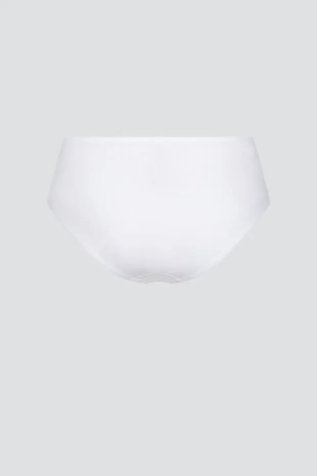 100% White Organic Cotton Panty High Waist by Comazo Comazo