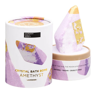 Amethyst Bath Bomb Lavender by Summer Salt Body New Moon Blends