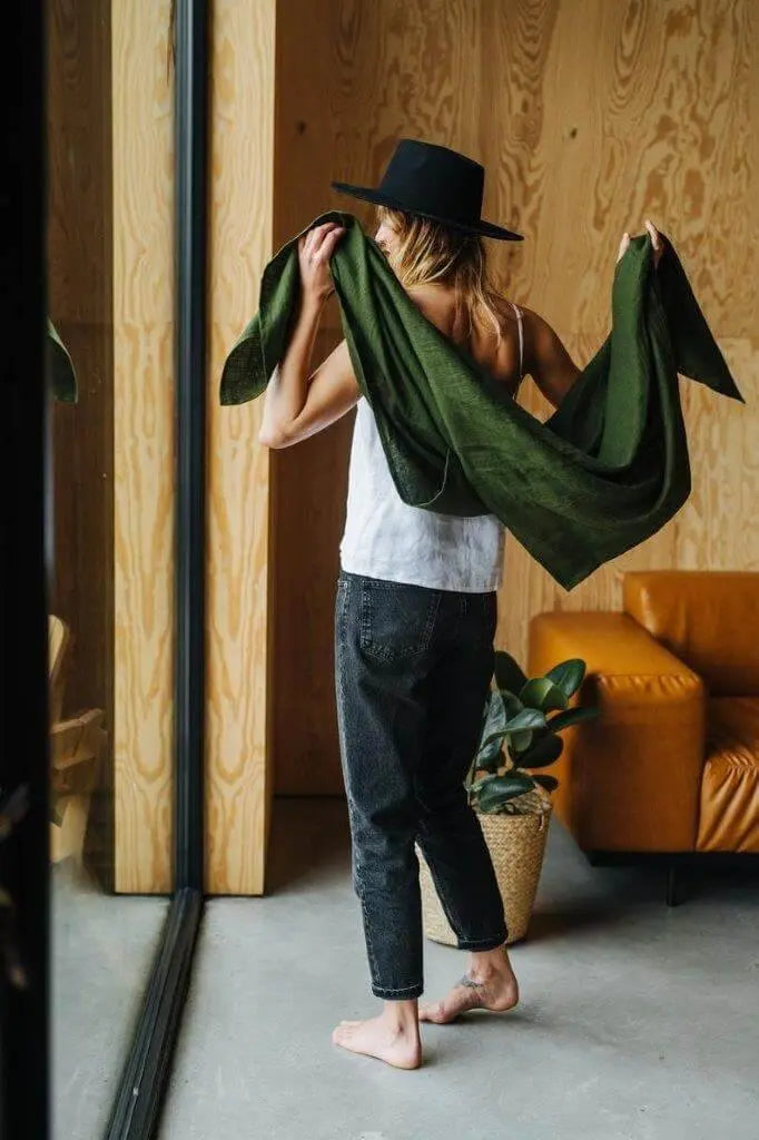 Amsterdam Linen Scarf Mantaikotai