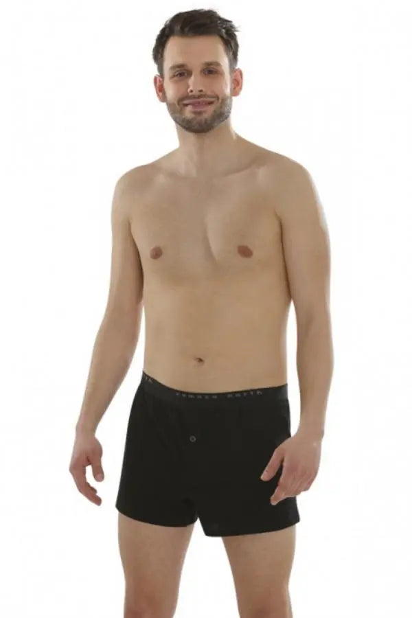 Black Organic cotton Fair trade boxer by Comazo Comazo