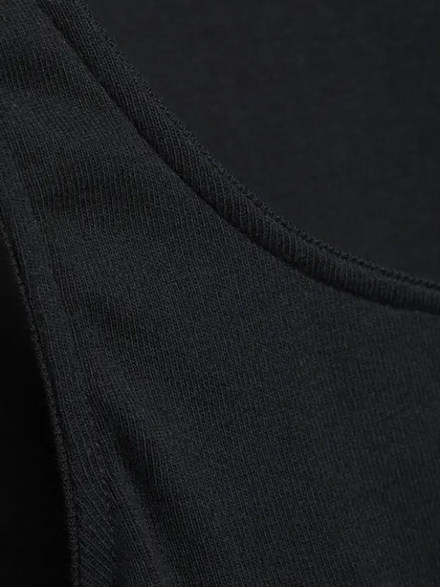 Black organic fair-trade top by Comazo Comazo