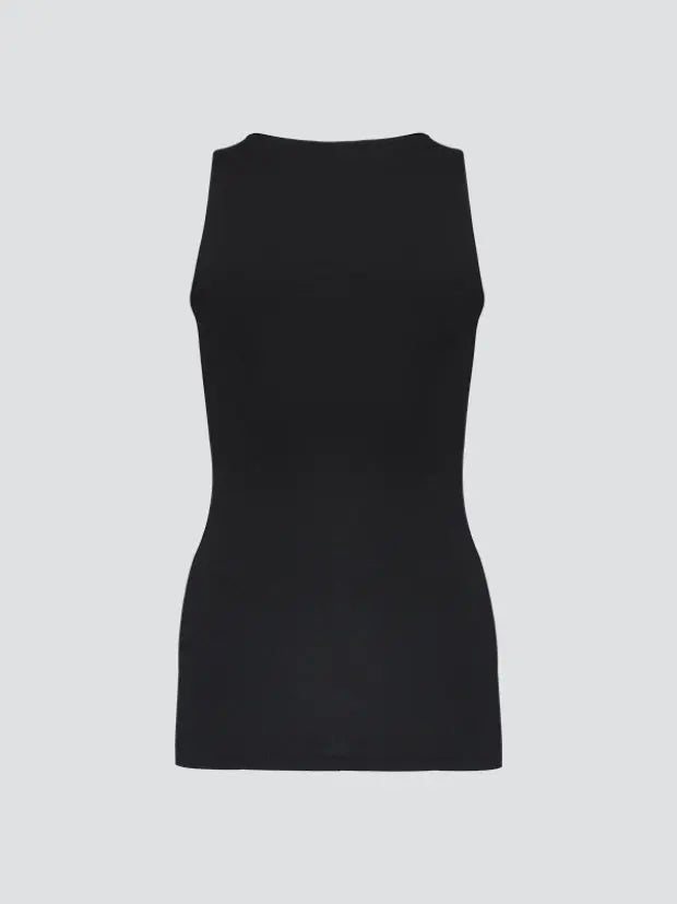 Black organic fair-trade top by Comazo Comazo