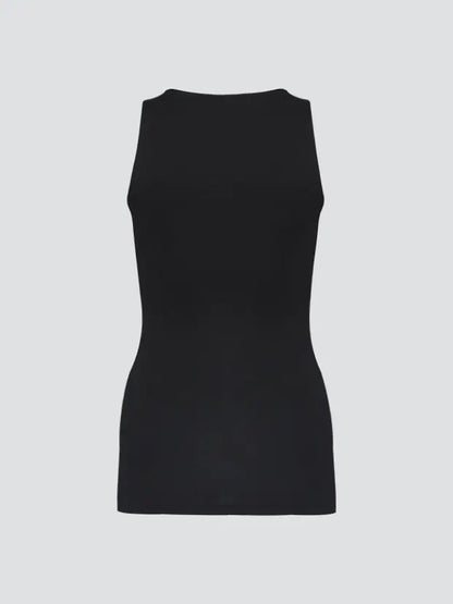 Black organic fair-trade top by Comazo Comazo
