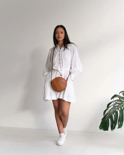 Chloë - Vegan Cactus Leather Crossbody Bag Velvet Heartbeat