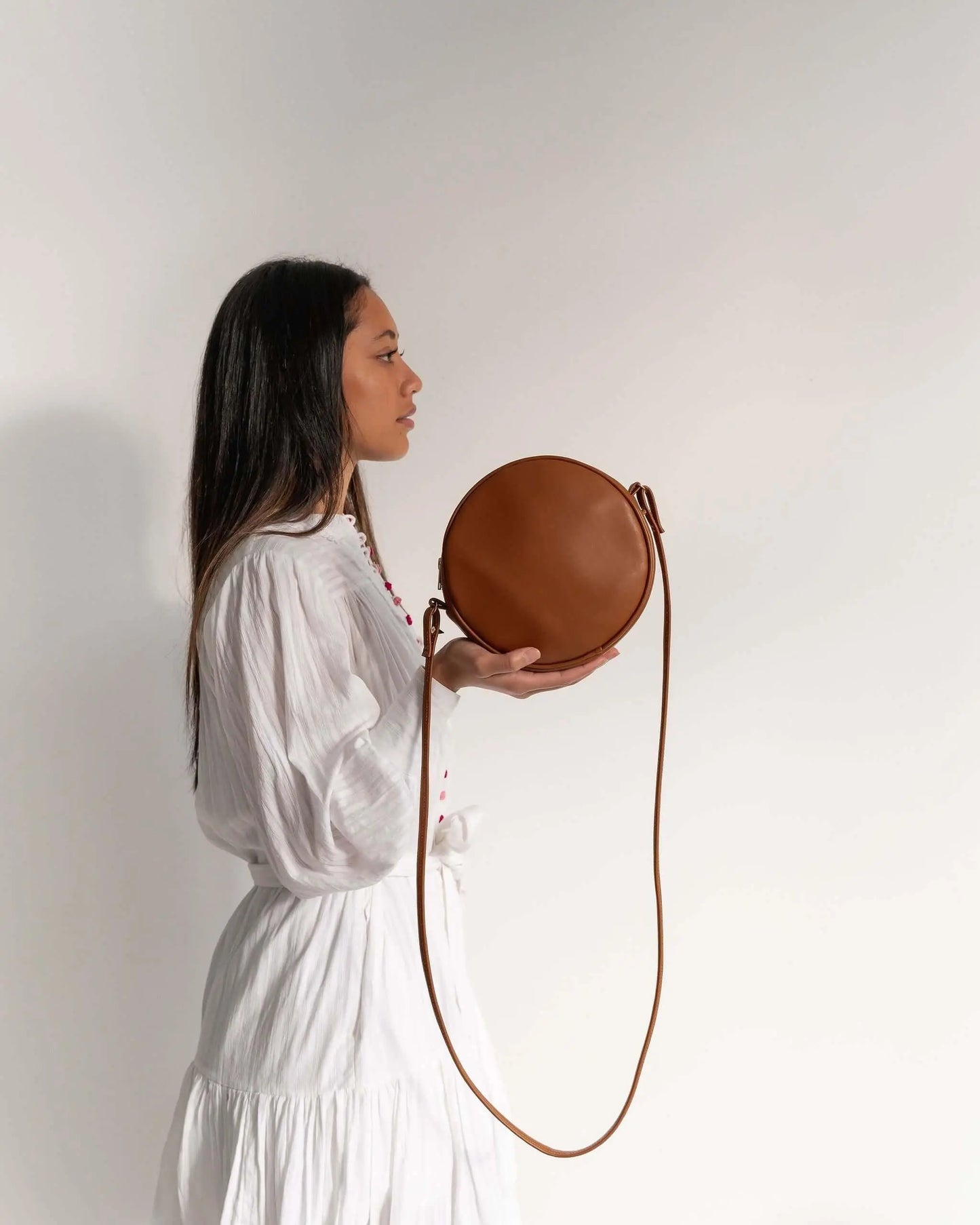 Chloë - Vegan Cactus Leather Crossbody Bag Velvet Heartbeat