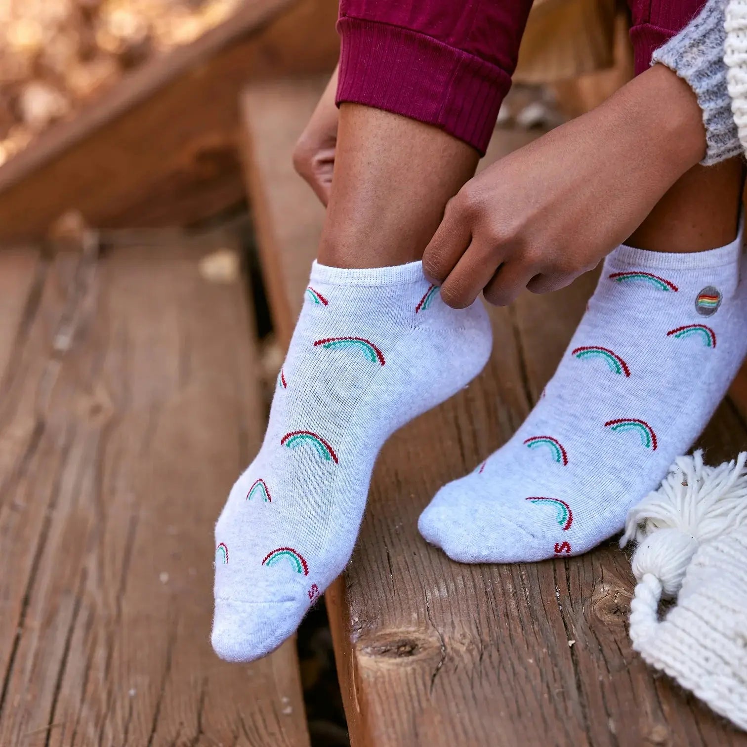 Conscious Step Organic Cotton Socks - that save lgbtq lives Conscious Step