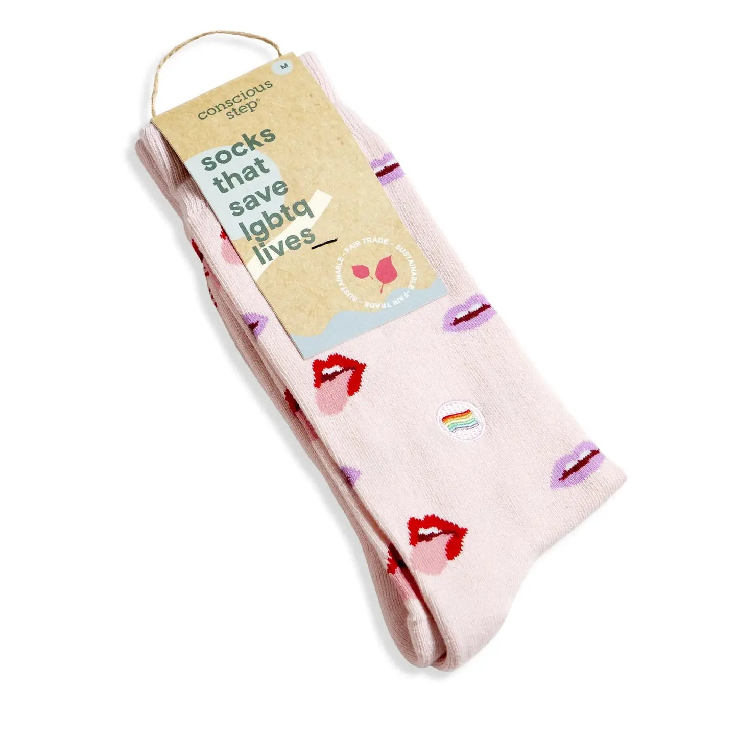 Conscious Step Organic Cotton Socks - that save lgbtq lives Conscious Step