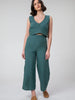 Emma linen pants in jade by Wilga Clothing Wilga Clothing