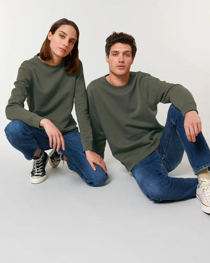 Essential crew neck organic sweatshirt by Stanley Stella Earth Positive