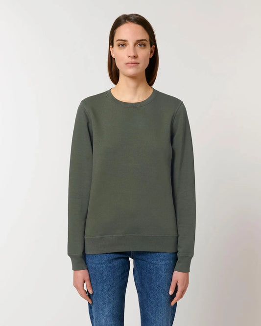 Essential crew neck organic sweatshirt by Stanley Stella Earth Positive
