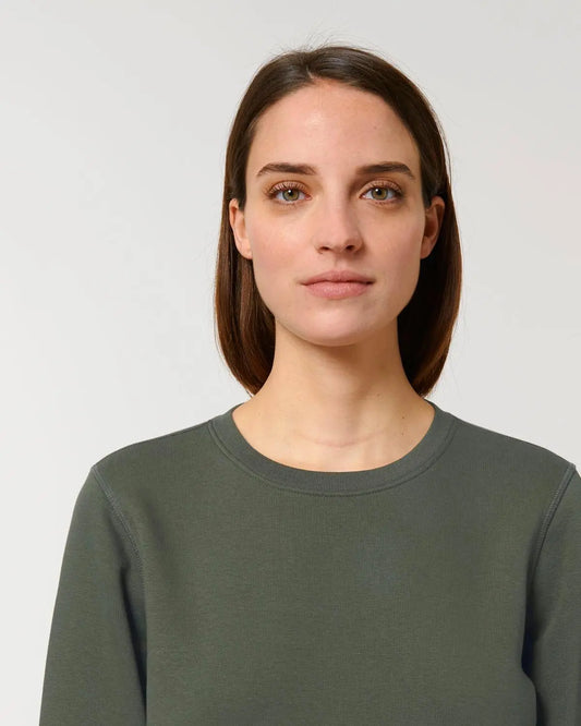 Essential crew neck organic sweatshirt by Stanley Stella Earth Positive