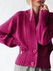 Fuchsia recycled cotton cardigan by Seaside Tones Seaside Tones