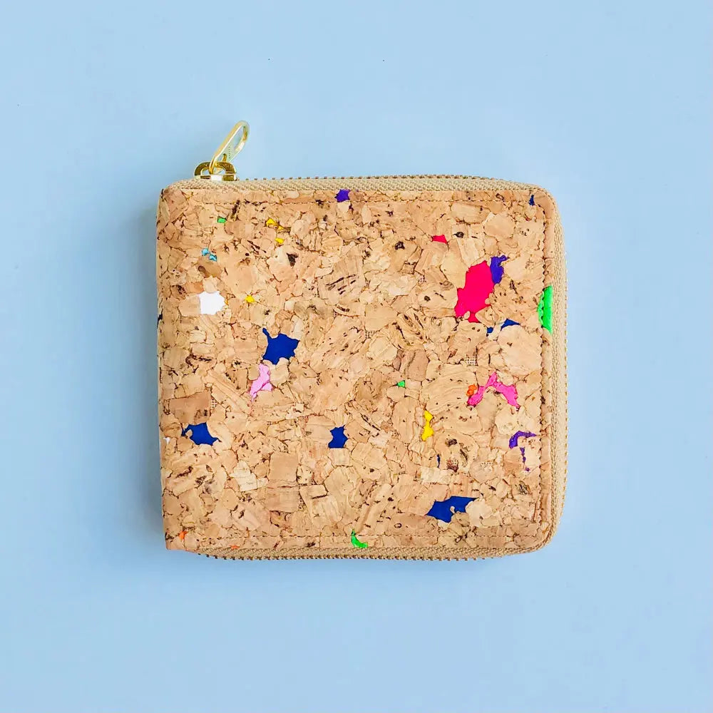 Ingy zipper cork wallet By The Sea Collection By The Sea Collection