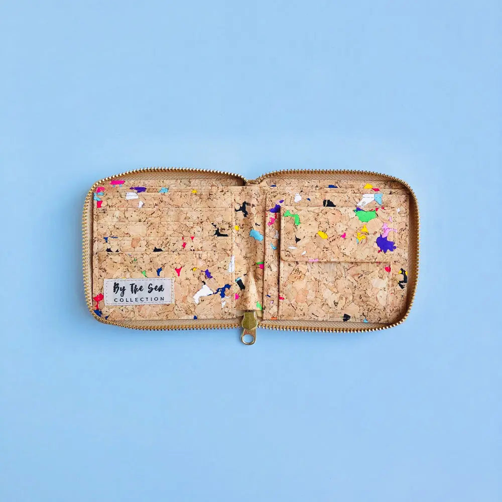 Ingy zipper cork wallet By The Sea Collection By The Sea Collection