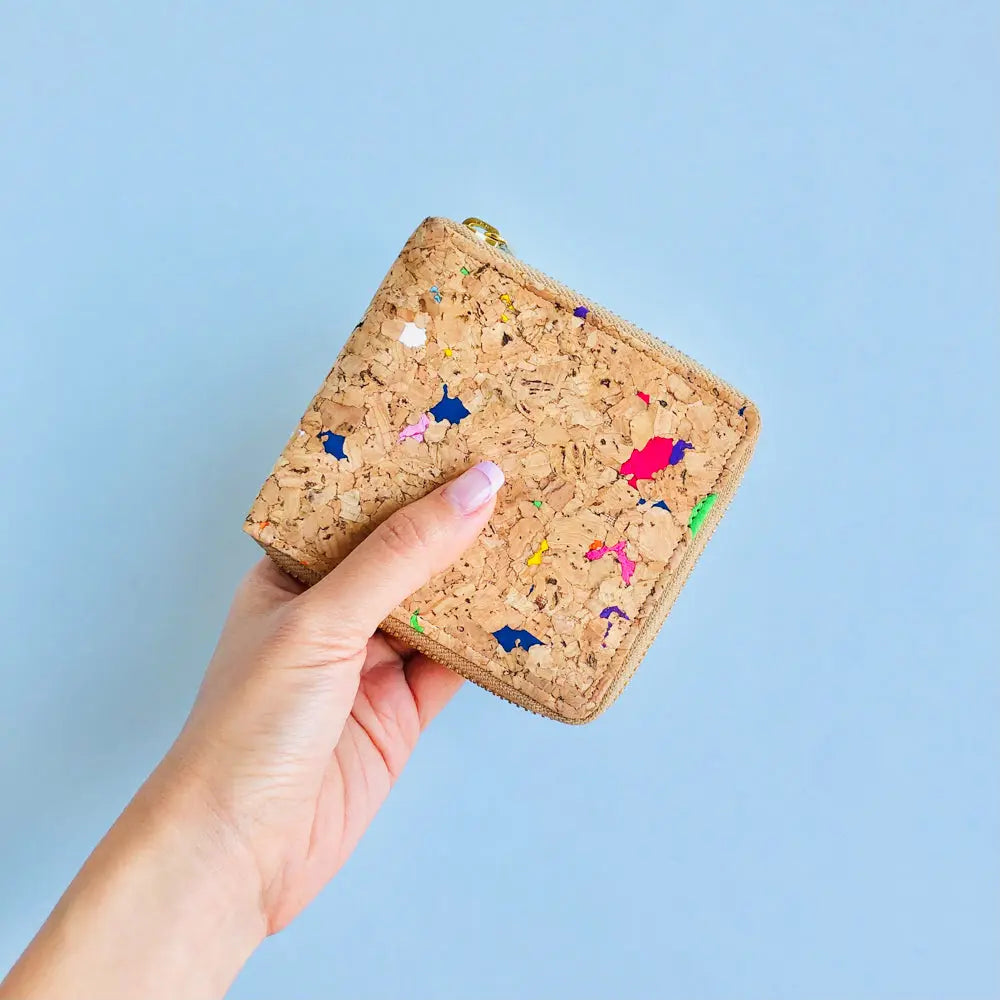 Ingy zipper cork wallet By The Sea Collection By The Sea Collection